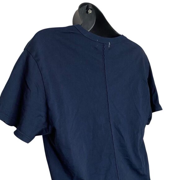 AG Adriano Goldschmied Womens S Henson Tee Navy Blue T-Shirt Casual Preppy NEW - Picture 6 of 8